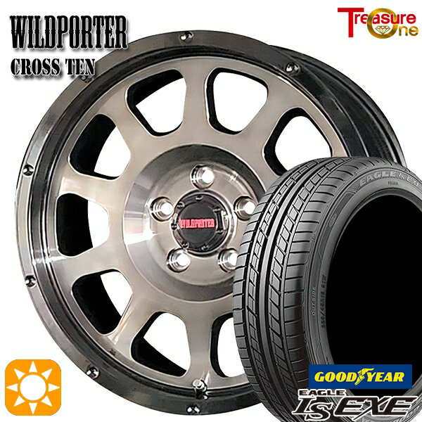 【取付対象】アイシス ノア 215/45R17 91W XL グッドイヤー イーグル LS EXE トレジャーワン ワイルドポーター クロステン BP/BC 17インチ 7.5J 5H114.3 サマータイヤホイールセット