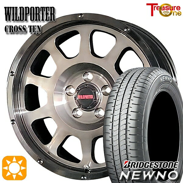 【取付対象】215/45R17 91W XL ブリヂストン ニューノ トレジャーワン ワイルドポーター クロステン BP/BC 17インチ 7.5J 5H114.3 サマータイヤホイールセット