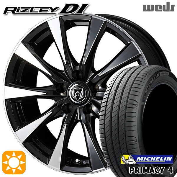 【取付対象】205/60R16 96W XL ミシュラン プライマシー4 Weds ライツレーDI ブラックポリッシュ 16インチ 6.5J 5H114.3 サマータイヤホイールセット