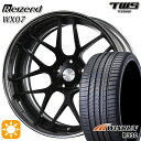 【取付対象】ベンツ Eクラス/CLS F) 245/35R20 95W XL R) 275/30R20 97W XL ウィンラン R330 TWS Reizend WX07 フラットブラック 20インチ 8.5J 9.5J 5H112 サマータイヤホイールセット(2)