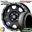 165/65R14 79H グッドイヤー ベクター フォーシーズンズ インターミラノ マッドバーン XR-910K MBK/RP 14インチ 4.5J 4H100 オールシーズンタイヤホイールセット