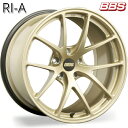 18インチ 8.5J 5H114.3 +35 BBS RI-A 【RI-A017】 ゴールド(GL) アルミホイール単品 4本(1台分)送料無料(2)