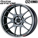 19インチ 8.5J 5H114.3 +27 ENKEI エンケイ レーシング GTC02 ハイパーシルバー アルミホイール単品 4本(1台分)送料無料(2)