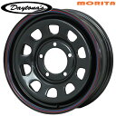 15インチ 6.0J 5H139.7 ±0 MRT DAYTONA 039 S デイトナ 039 S ブラック スチールホイール単品 1本 4本以上送料無料