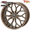 20インチ 9.5J 5H114.3 15〜55 トレジャーワン 鍛造 J&G ブレイクスルー JGB006 ブロンズ アルミホイール単品 4本(1台分)送料無料 ■受注生産商品■(2)
