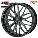 19インチ 8.0J 5H120 30〜50 トレジャーワン 鍛造 J&G ブレイクスルー JGB007 ブラック/ブラッシュド/ブラッククリア アルミホイール単品 4本(1台分)送料無料 ■受注生産商品■(2)