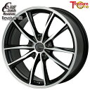 19インチ 8.0J 5H120 +40 トレジャーワン クリフクライム リボルバー02 ブラックポリッシュ アルミホイール単品 1本 4本以上送料無料(2)