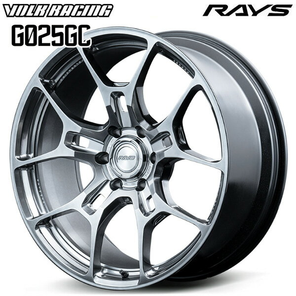 22インチ 9.0J 6H139.7 +20 RAYS ボルクレーシング G025GC SI（シャイニングライトメタル） アルミホイール単品 4本（1台分）送料無料