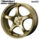 18インチ 8.5J 5H114.3 52 Weds ウェッズスポーツ RN05M GOLD（ゴールド） アルミホイール単品 4本（1台分） 送料無料