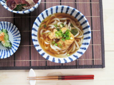 染付け十草【楽天最安値に挑戦】多用丼　16cm【濃十草　和食器　藍　美濃焼　アウトレット込　どんぶり　うどん鉢】