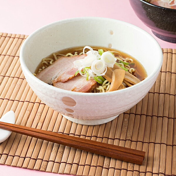 和食器 ドット丼ぶり 19cm 1200ml 白い食器 日本製 美濃焼 陶器 中鉢 丼ぶり どんぶり ラーメン鉢 らーめん丼ぶり 麺鉢 ボウル ボール ドットシリーズ サラダボウル おしゃれ 可愛い カフェ風 カフェ食器 モノトーン 水玉 和モダン 訳あり シンプル プロ仕様