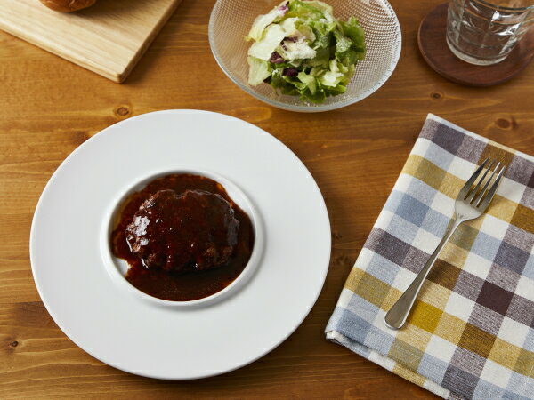 洋食器 リングプレート 24cm プレート リング 中皿 日本製 陶器 食器 白い食器 ホテル食器 高級食器 レストラン食器 カネスズ kanesuzu プレート パスタ皿 デザート皿 おしゃれ イタリアン フレンチ カフェ 変形