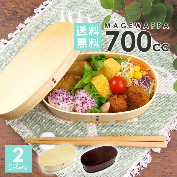 【送料無料】 曲げわっぱ 小判(大)弁当 700cc ウレタン塗装 ランチボックス 弁当箱 小判型 木 天然木 インスタ映え インスタグラム 和風 おしゃれ 男性 メンズ レディース 子供 運動会 バンド付き 茶色 木製 曲げわっぱ 弁当箱 オシャレ 選べる2色 白木 本漆