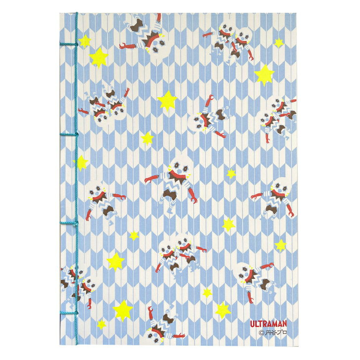◎円谷プロ公認・オリジナルデザイン ウルトラセブン 和綴じノート〈ガッツ星人〉（つぶらやプロこうにん・オリジナルデザイン　ウルトラセブン　わとじノート〈ガッツせいじん〉）