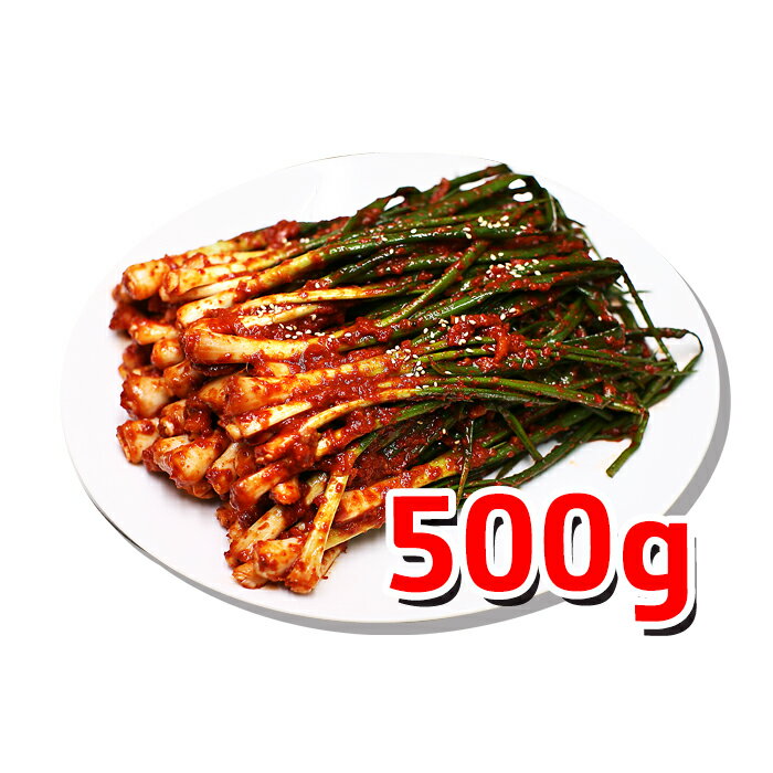 韓サイ 手作り ねぎキムチ 500g ★韓国食品★韓国料理/韓国食材/韓国キムチ/キムチ/おかず/漬物/ポギキムチ/ねぎキムチ
