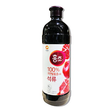 清浄園 紅酢【ザクロ味】1500ml ★チョンジョンウォン /飲むお酢 /健康飲料 /韓国飲み物 /韓国食材 /韓国食品