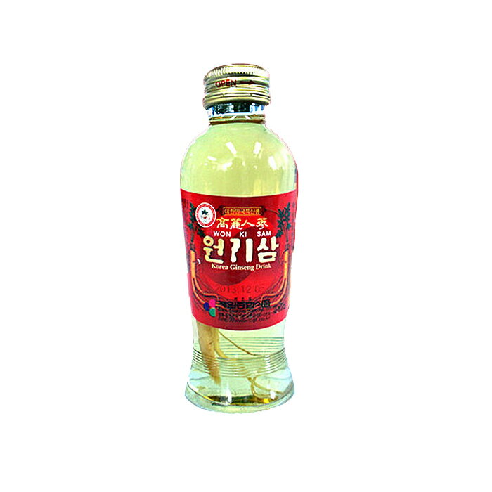 元気参 高麗【人参】ドリンク 120ml×10本(瓶)【箱付き】★朝鮮人参 /高麗人参 //栄養飲料 /栄養ドリンク