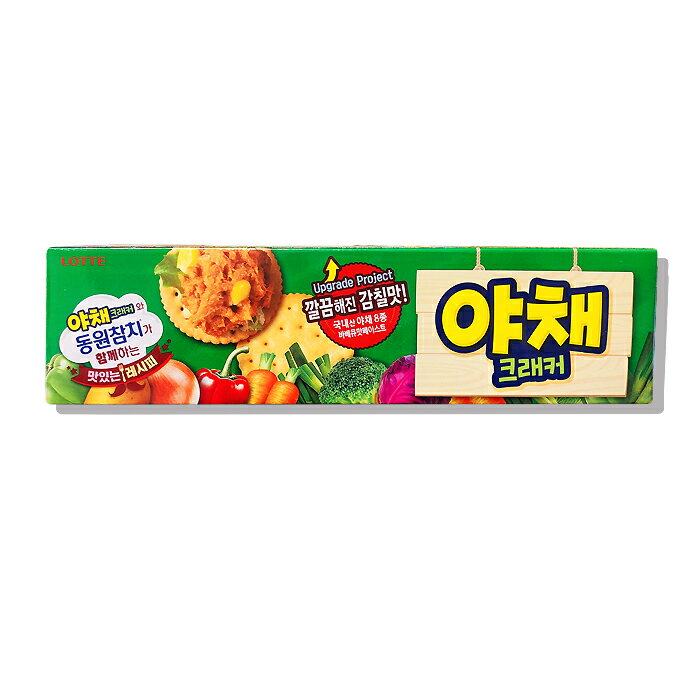 LOTTE【野菜】クラッカー　83g　★お菓子 /おつまみ /ロッテ /野菜 /韓国食品　/韓国お菓子 /韓国食材　/韓国食品