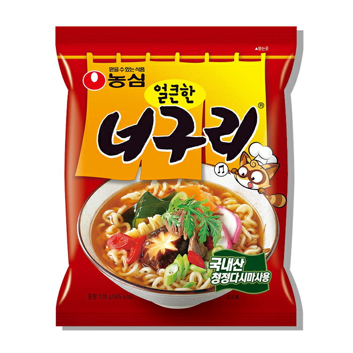 農心 ノグリラーメン120g　日本版★ノグリ /ノンシム /NONG SHIM /韓国ラーメン /インスタントラーメン /韓国料理 /韓国食品