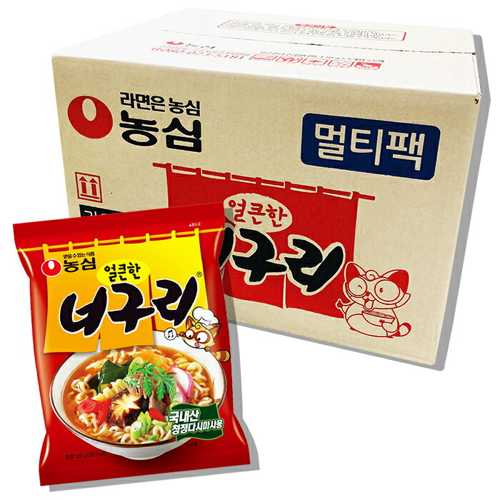 農心 ノグリラーメン【辛口】120g×40個【箱売り】日本版 ★アンソンタンメン /ノンシム /NONG SHIM /韓国ラーメン /インスタントラーメン /韓国料理 /韓国食品【ひかえめな辛さです。激辛は苦手という方にもオススメ 】