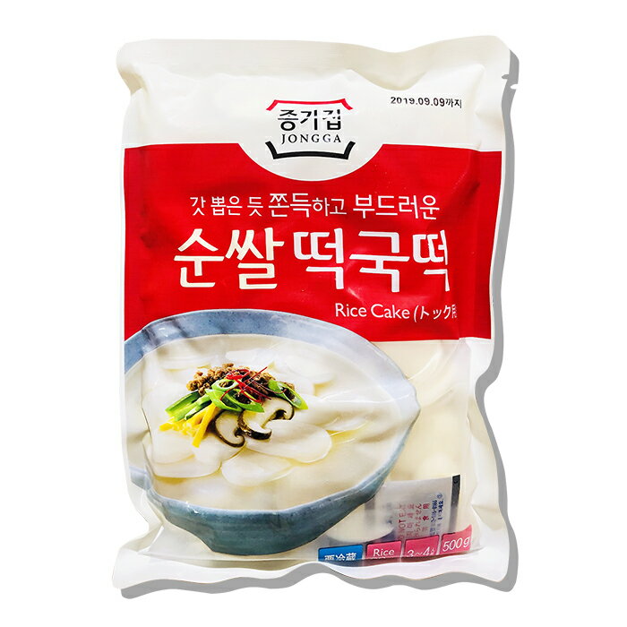 宗家 純米トック餅 500g ★トック /お餅 /料理用餅 /韓国料理 /トックスープ /お正月【韓国式のお雑煮、トック用の餅】