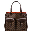 【Louis Vuitton】ルイ・ヴィトン ユゼス N51128 ダミエエベヌ ブラウン系 トートバッグ レディース 【中古品】 USED-A 【9304】 ...