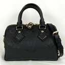 【Louis Vuitton】 ルイヴィトン スピーディ 20 バンドリエール M58953 モノグラム アンプラント レザー ショルダーバッグ ボストンバッグ ハンドバッグ ブラック レディース 【中古】 USED-A 【9304】 質屋かんてい局仙台卸町店