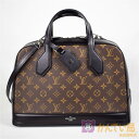 【Louis Vuitton】 ルイ・ヴィトン ドラMM M40272 2WAY ハンドバッグ ショルダーバッグ 斜めがけ モノグラム マカサー ブラウン系 ブラック系 レディース 【中古】USED-A 【9356】 質屋かんてい局仙台卸町店 楽天市場店