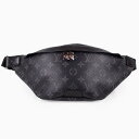 【Louis Vuitton】 ルイヴィトン ディスカバリー バムバッグ PM M46035 モノグラム エクリプス キャンバス ブラック グレー ボディバッグ...