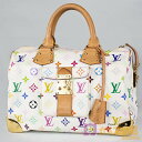 【Louis Vuitton】ルイ・ヴィトン M92643 マルチカラー スピーディ30 ホワイト系 ブロンミニボストンバッグ レディース メンズ ユニセックス【中古】USED-B 【9304】 質屋かんてい局仙台卸町店