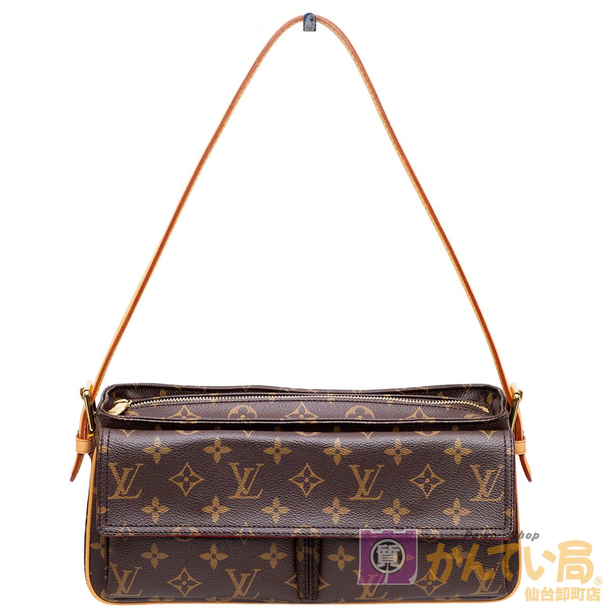 【Louis Vuitton】ルイヴィトン ヴィヴァシテMM M51164 ワンショルダーバッグ ショルダーバッグ レディース モノグラム・キャンバス ブラウン系 【中古】USED-A 【9356】 質屋かんてい局仙台卸町店 楽天市場店