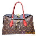 【Louis Vuitton】ルイ・ヴィトン M41454 テュイルリートート 2WAY ハンドバッグ ショルダーバッグ ブラウン系 肩掛け 斜めがけ レディー...