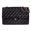 【CHANEL】シャネル マトラッセ 40 キャビアスキン チェーンショルダー レザー ブラック 黒 ゴールド金具 レディース 肩掛け 大容量 【中古】 USE...