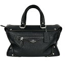 【COACH】コーチ 2wayハンドバッグ ショルダーバッグ CE636 ブラック系 レザー レディース メンズ ユニセックス 【中古】 USED-A 【9356】 質屋かんてい局仙台卸町 楽天市場店