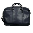 【COACH】コーチ ビジネスバッグ 2WAYブリーフケース ネイビー メンズ 【中古品】 USED-B 【9304】質屋かんてい局 仙台卸町 楽天市場店