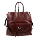 【BALENCIAGA】バレンシアガ パドロック オールアフタヌーン 293861 ハンドバッグ ショルダーバッグ トートバッグ レザー ボルドー レディース ...