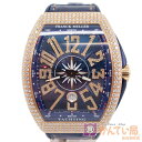 FRANCK MULLER 【フランク・ミュラー】　正規品 限定品　V45SCDTDNBRCD　YACHT　5NBL　ヴァンガード　ヨッティング　ジョーカー　自動巻き　オートマチック　メンズ　ダイヤ　稀少 レア　【中古】　USED-B　質屋かんてい局仙台卸町店 VANGUARD YACHTING