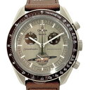 【OMEGA×swatch】 オメガ スウォッチ SO33T100 ムーンスウォッチ スピードマスター ミッショントゥサターン ベージュ ブラウン クォーツ メンズ 時計 腕時計 【中古】 USED-S 【9304】質屋かんてい局仙台卸町店 楽天市場店