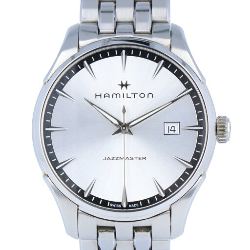 【HAMILTON】 ハミルトン ジャズマスター ジェント クォーツ H32451151 ステンレススチール SS 40mm シルバー文字盤 メンズ 時計 腕時計 【中古】 USED-AB 【9356】 質屋かんてい局仙台卸町 楽天市場店 【HAMILTON】 ハミルトン ジャズマスター ジェント クォーツ H32451151 ステンレススチール SS 40mm シルバー文字盤 メンズ 時計 腕時計 【中古】 USED-AB 【9356】 質屋かんてい局仙台卸町 楽天市場店