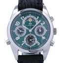 【CITIZEN】 シチズン カンパノラ グランドコンプリケーション 鴗鳥 そにどり CTR57-1102 クォーツ 38mm 緑文字盤 漆文字盤...