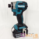 【未使用品】 【9356】 TD173DRGX Makita【マキタ】 充電式インパクトドライバ 18Vモデル ブルー色 セット品(本体・バッテリー(BL186...