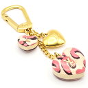 【LOUIS VUITTON】 ルイ・ヴィトン ポルトクレ レオパード ブロンコライユ M66263 モノグラム キーホルダー バッグチャーム アクセサリー レ...