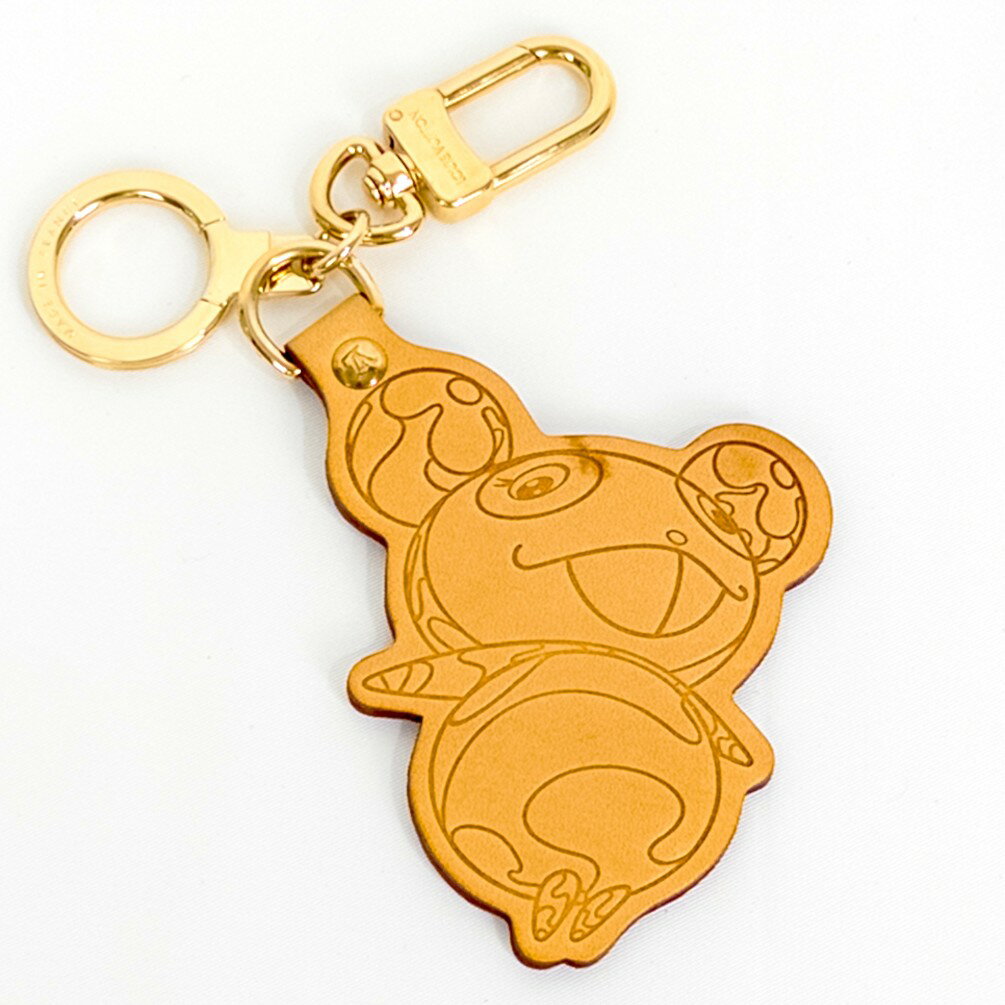 【LOUIS VUITTON】 ルイ・ヴィトン ポルト クレ パンダ M62637 モノグラム キーリング キーホルダー バッグチャーム アクセサリー イニシャ...