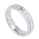 【Tiffany&Co.】 ティファニー ナロー パヴェ ダイヤモンドリング K18WG 750刻印 ホワイトゴールド ダイヤ リング 指輪 デザインリング 5.9g 12.5号 レディース 【中古】USED-A 【9304】 質屋かんてい局仙台卸町店 楽天市場店(4)