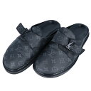 【Louis Vuitton】ルイ・ヴィトン イージー ライン ミュール 1A90RK モノグラムエクリプス サンダル ブラック系 グレー系 靴 メンズ サイズ...
