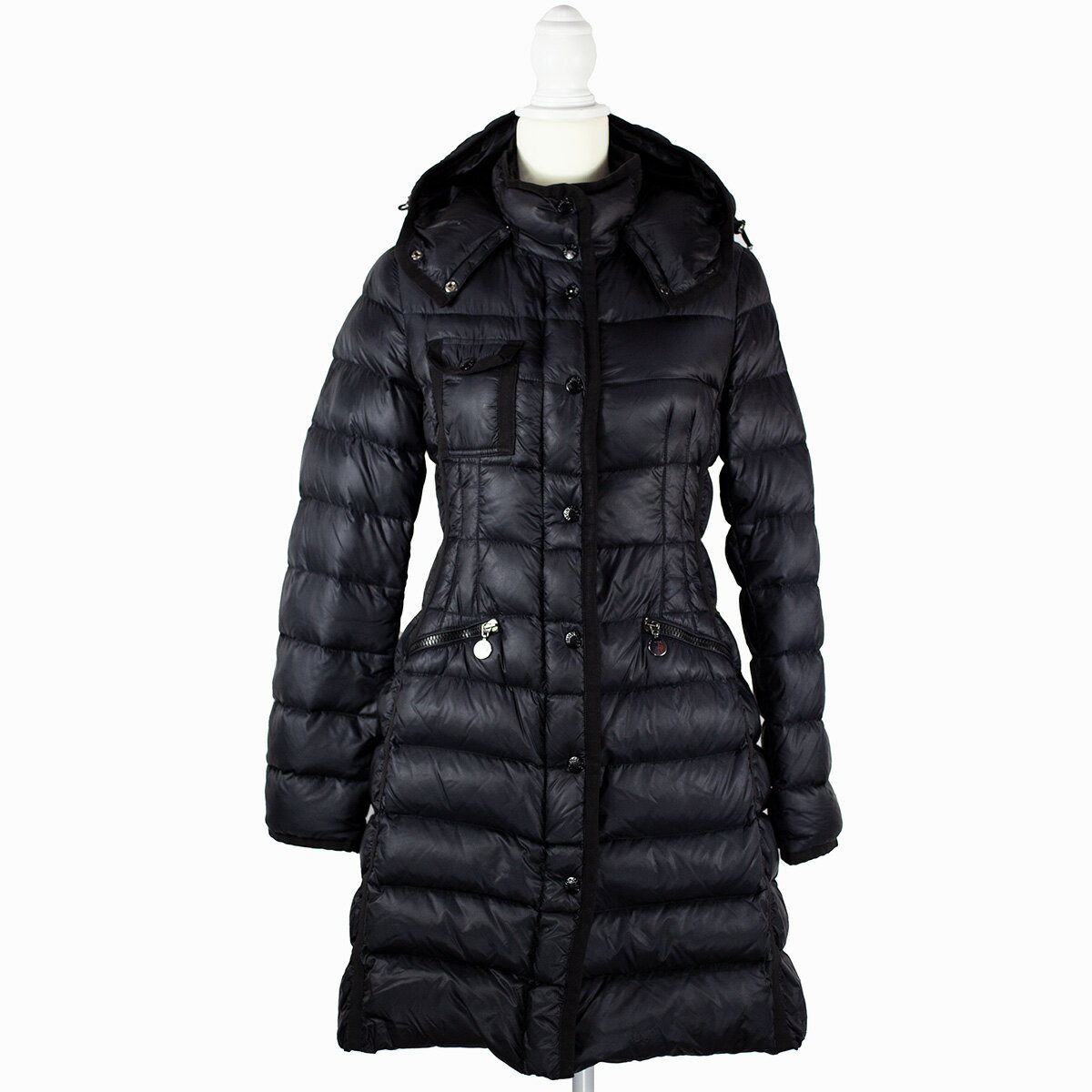 【MONCLER】 モンクレール エルミンヌ HERMINE GIUBBOTTO ダウンコート ロングダウンコート ダウンジャケット アウター 0サイズ XSサイズ ブラック系 レディース 【中古】 USED-B 【9304】 質屋かんてい局仙台卸町店 楽天市場店のサムネイル