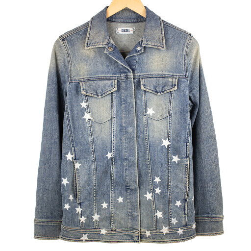【DIESEL】ディーゼル デニムジャケット 星柄 Gジャン レディース XSサイズ アウター ブルー デニム 【中古品】 USED-B 【9356】 質屋かんてい局仙台卸町店 楽天市場店 【DIESEL】ディーゼル デニムジャケット 星柄 Gジャン レディース XSサイズ アウター ブルー デニム 【中古品】 USED-B 【9356】 質屋かんてい局仙台卸町店 楽天市場店