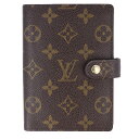 【Louis Vuitton】ルイ・ヴィトン アジェンダPM R20005 モノグラム ブラウン系 ゴールド金具 手帳 ダイアリー スケジュール帳 レディース ...
