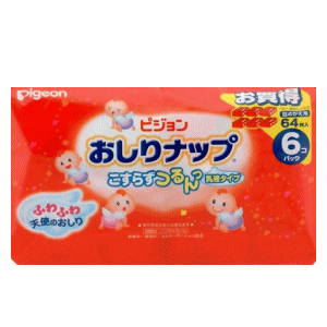 PIGION ピジョン おしりナップ こすらずつるんっ（乳液タイプ）詰めかえ用 64枚×6個パック