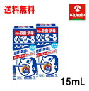 送料無料 2個セット【第3類医薬品】小林製薬 のどぬ〜る スプレー長いノズル15ml×2個 のどのーる のどの痛み 不快感 殺菌 消毒 消炎 鎮痛